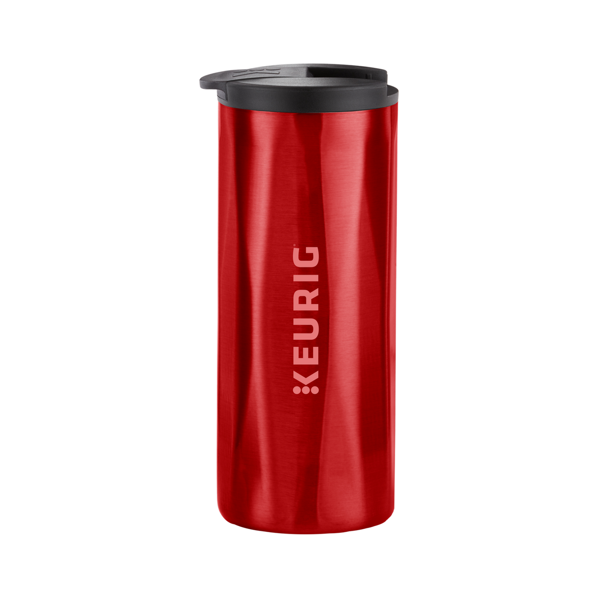 14oz. Faceted Travel Mug Red S7