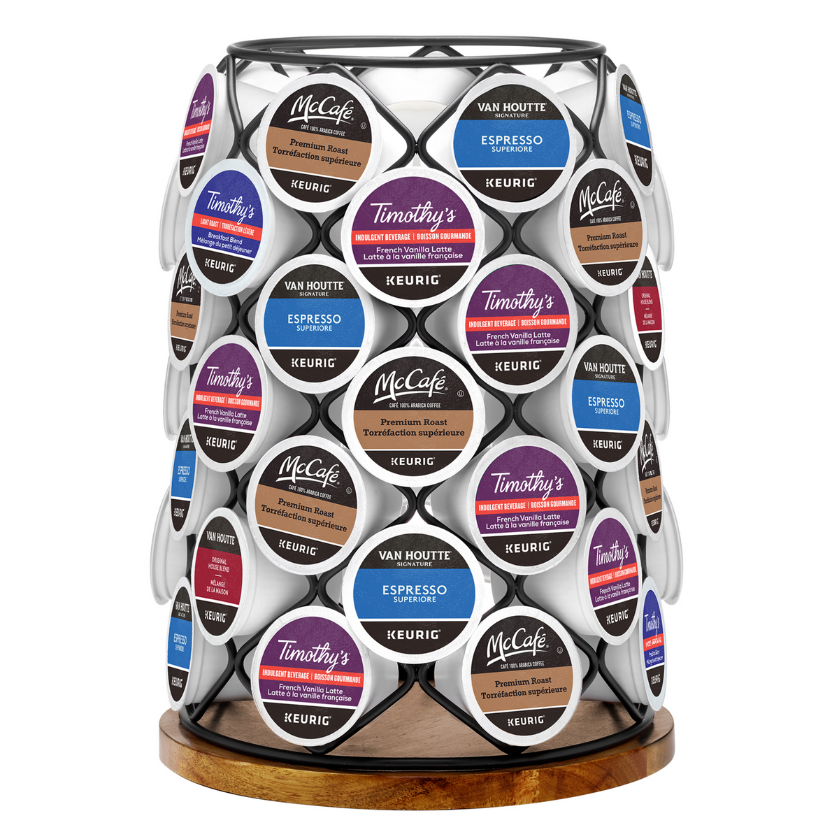 Keurig® Wood And Wire K-Cup® Pod Carousel M7