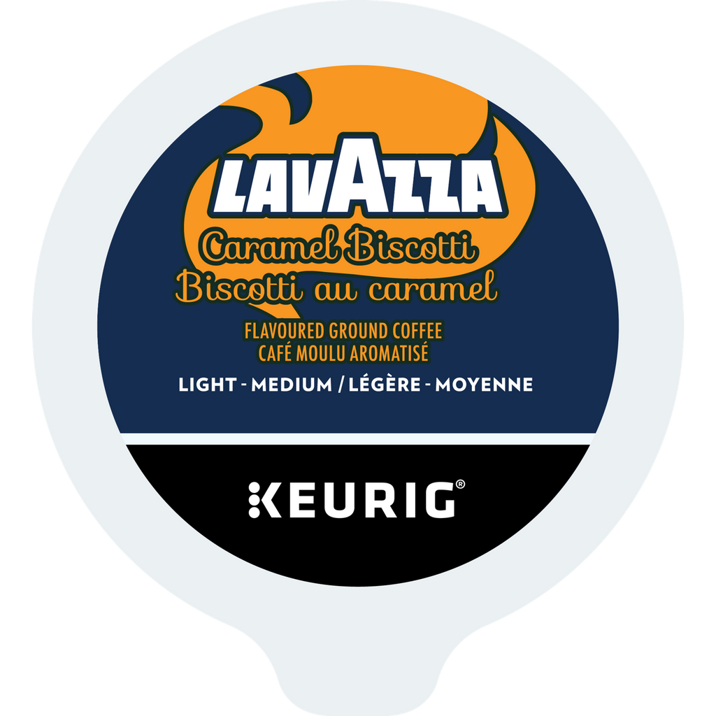 Lavazza Caramel Biscotti, K-Cup Coffee Pods X3