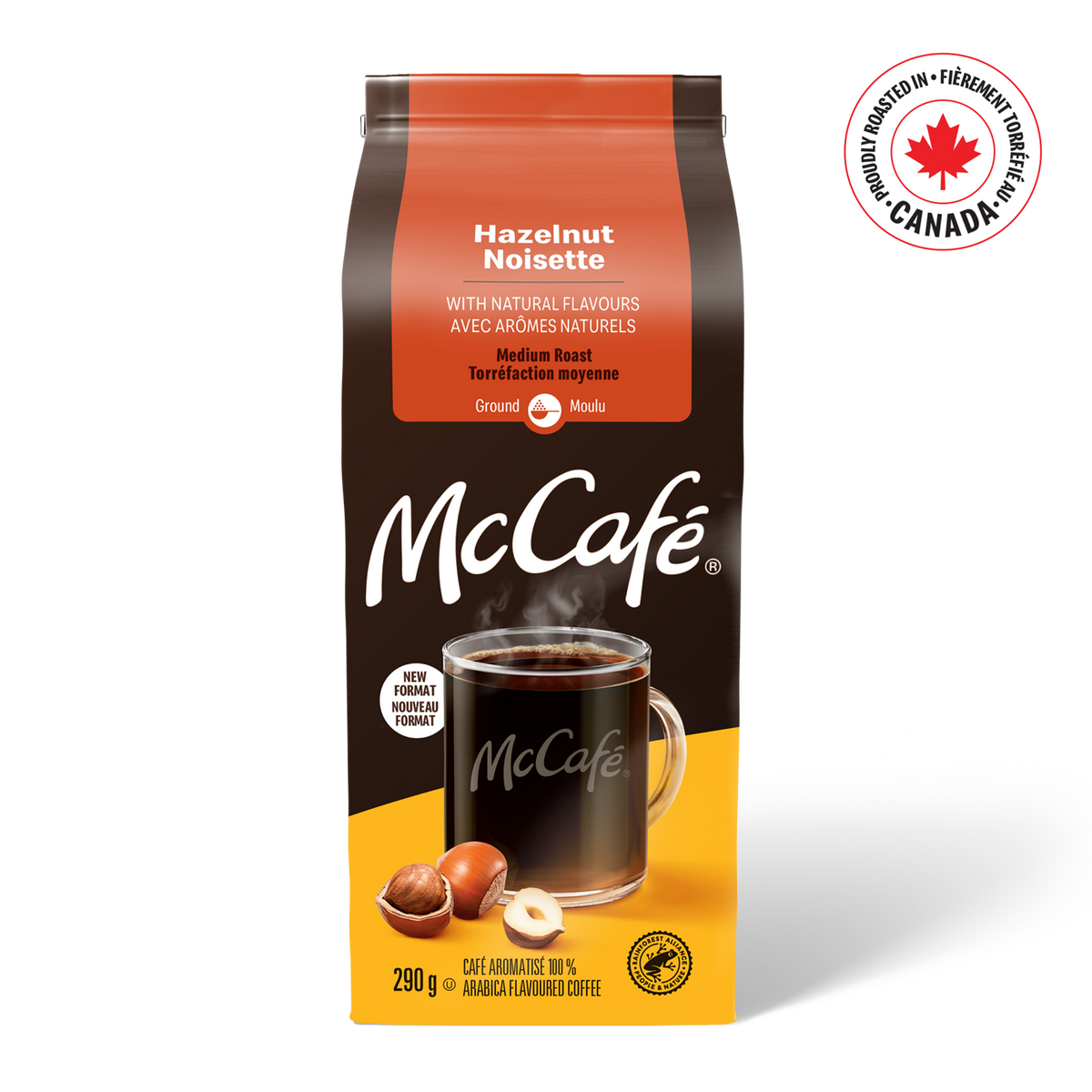 McCafé Premium Hazelnut Flavoured Medium Roast Ground Coffee R5