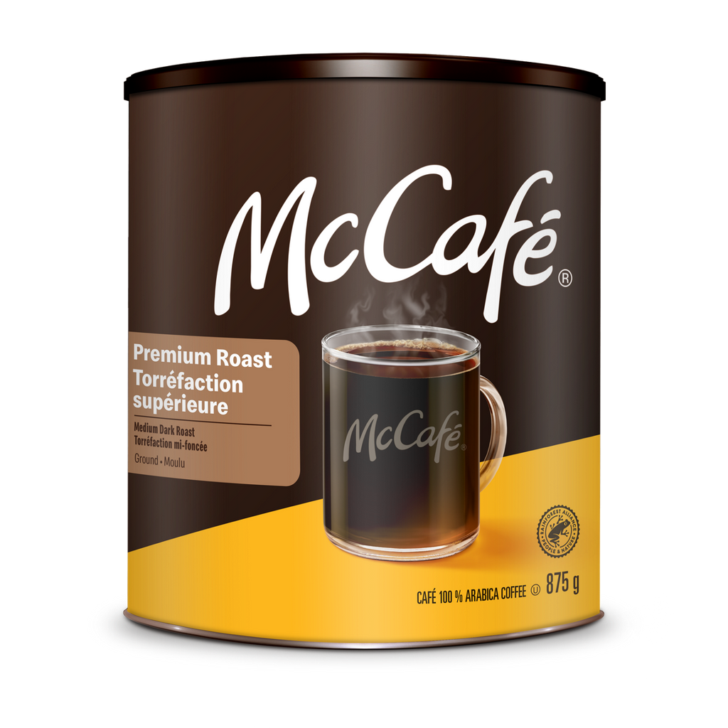 McCafé Premium Medium Dark Roast Ground Coffee Can T8