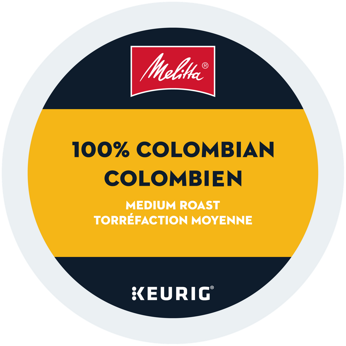 Melitta 100% Colombian Coffee Dark Medium Roast E7