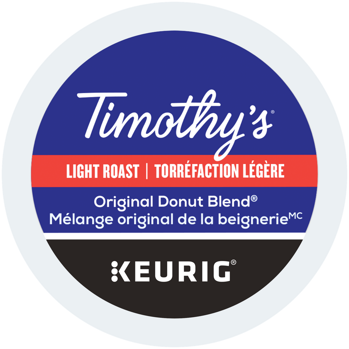Timothy's Original Donut Blend Light Roast Coffee D5