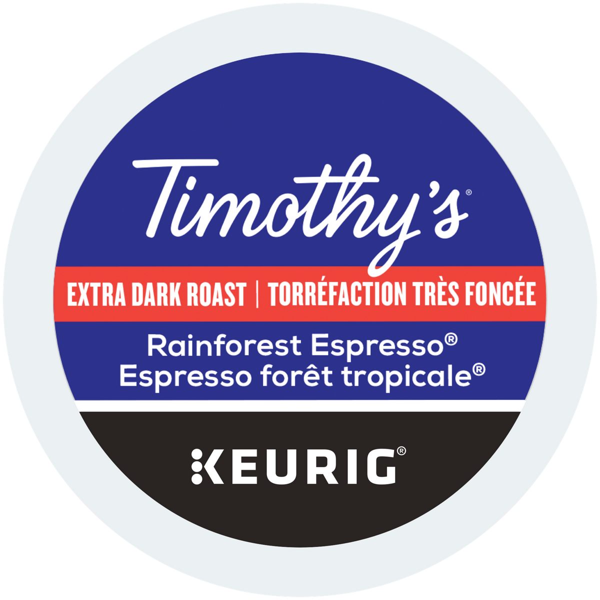 Timothy's Rainforest Espresso Extra Dark Roast Coffee V1