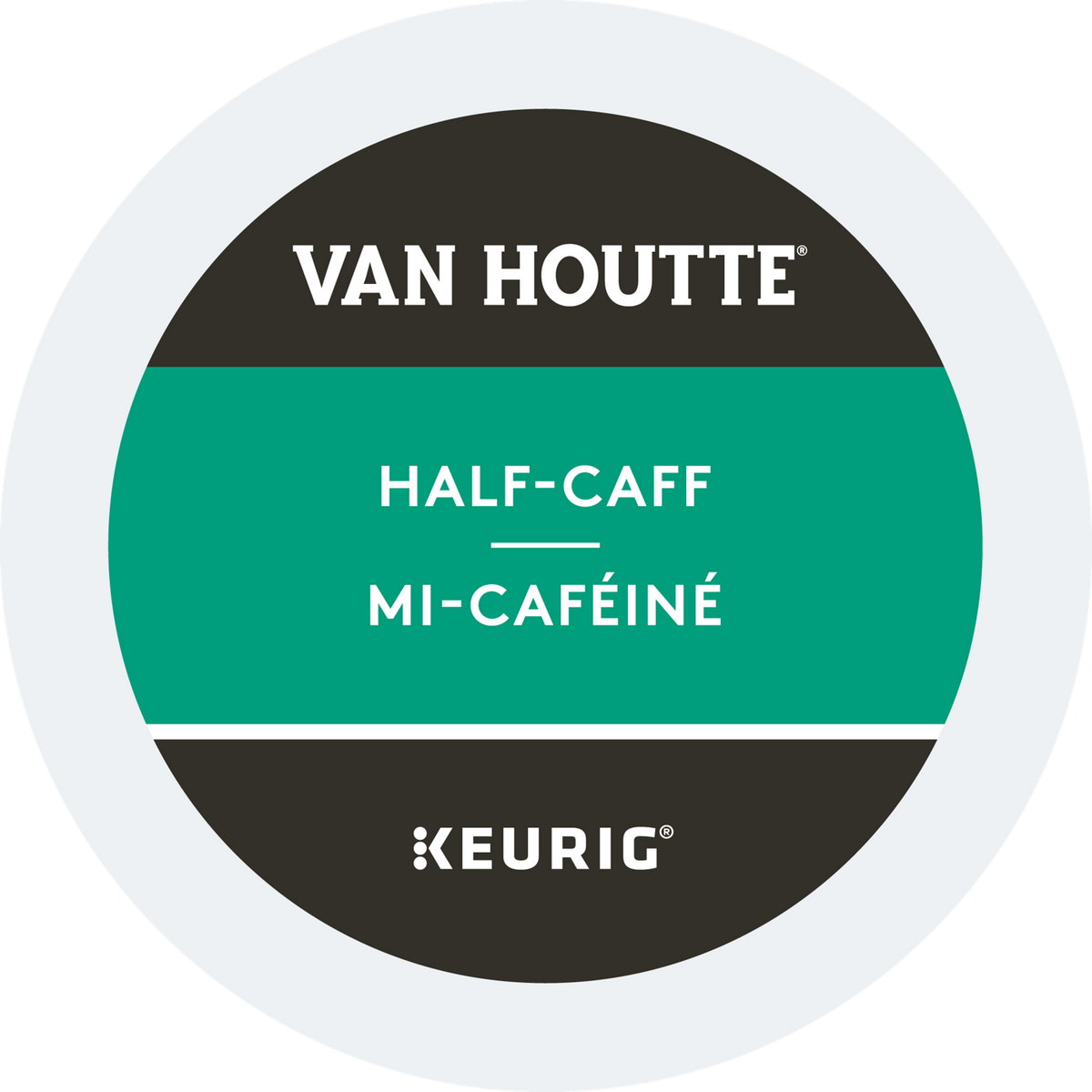 Van Houtte Half Caff Medium Roast Coffee Q0