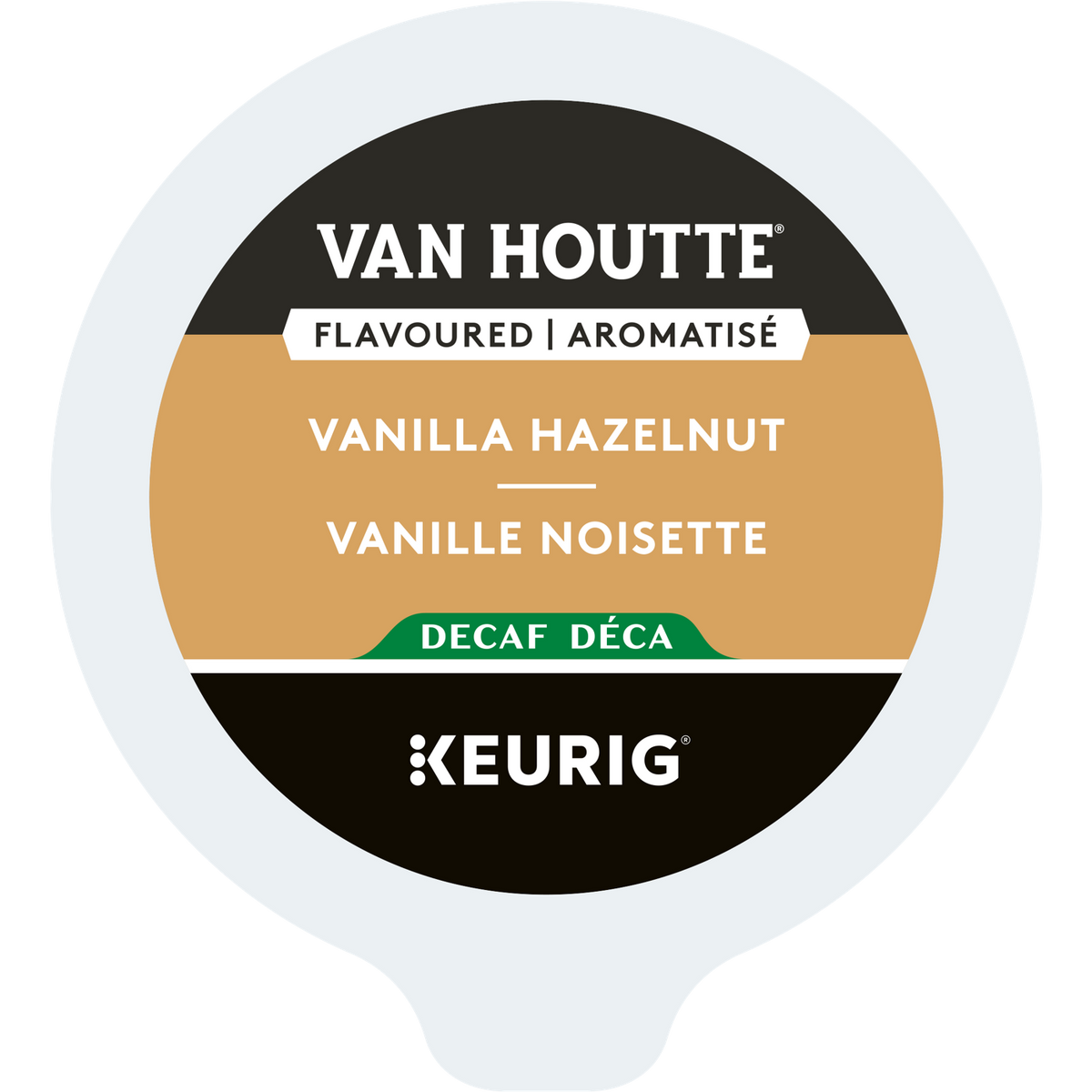 Van Houtte Vanilla Hazelnut Decaf Light Roast Coffee Z9