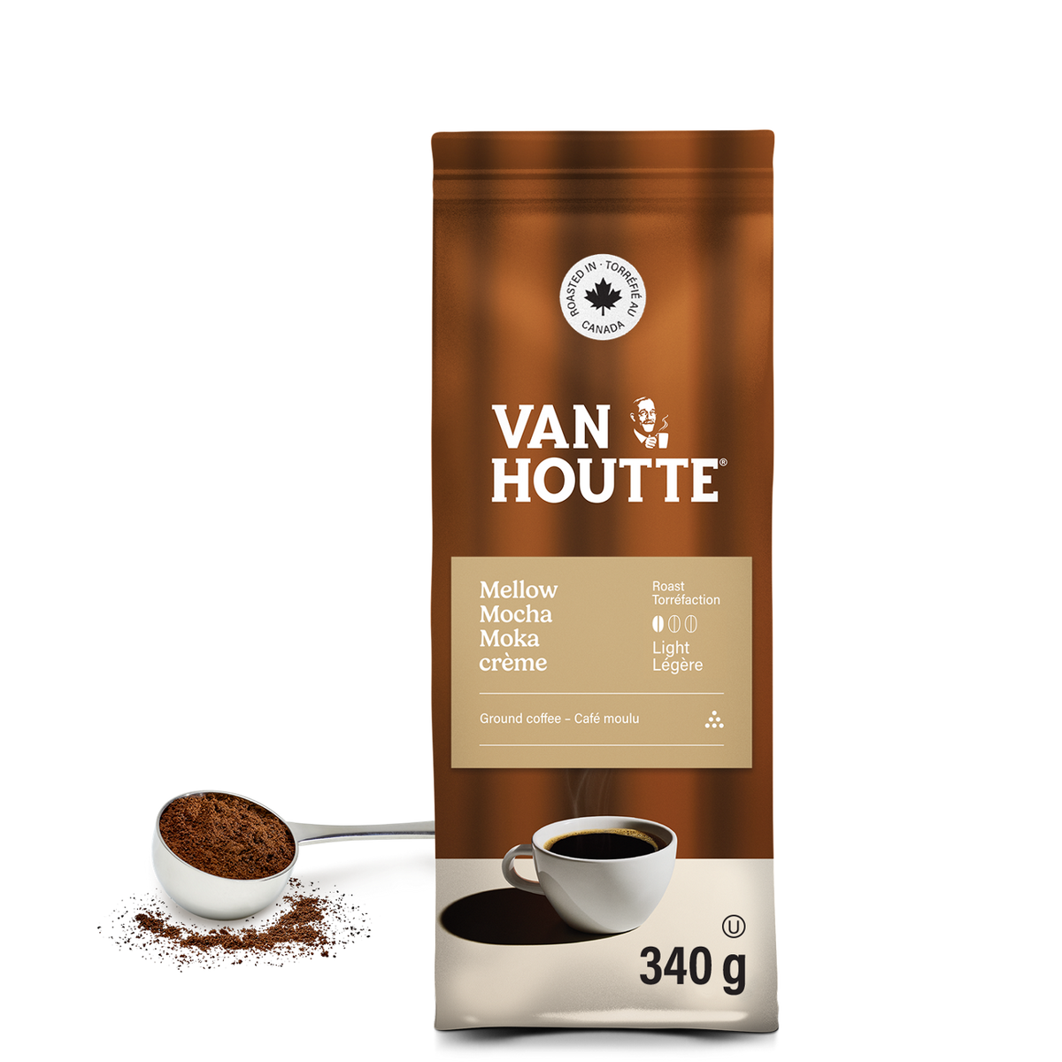 Van Houtte Mellow Mocha Light Roast Ground Coffee O3