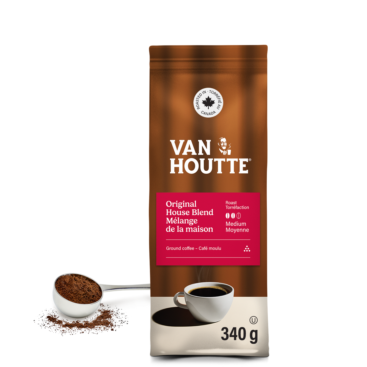 Van Houtte Original House Blend Medium Roast Ground Coffee T4