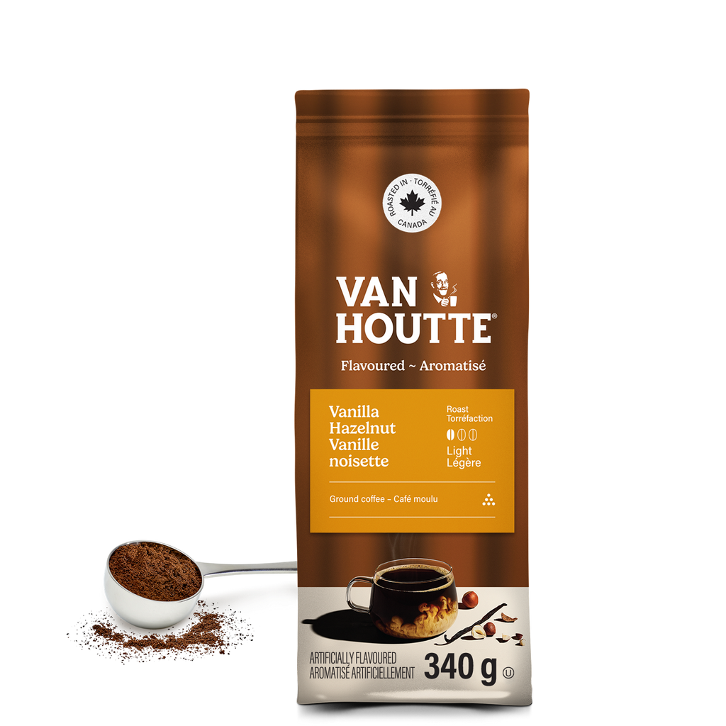 Van Houtte Vanilla Hazelnut Light Roast Ground Coffee C0